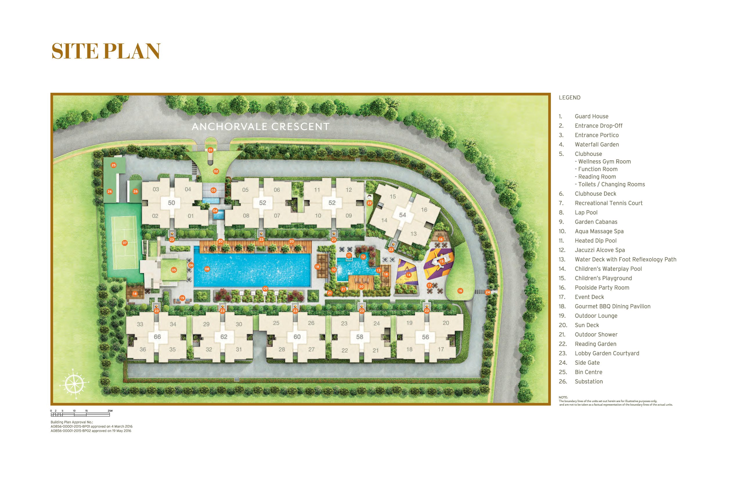 Treasure Crest Site Plan